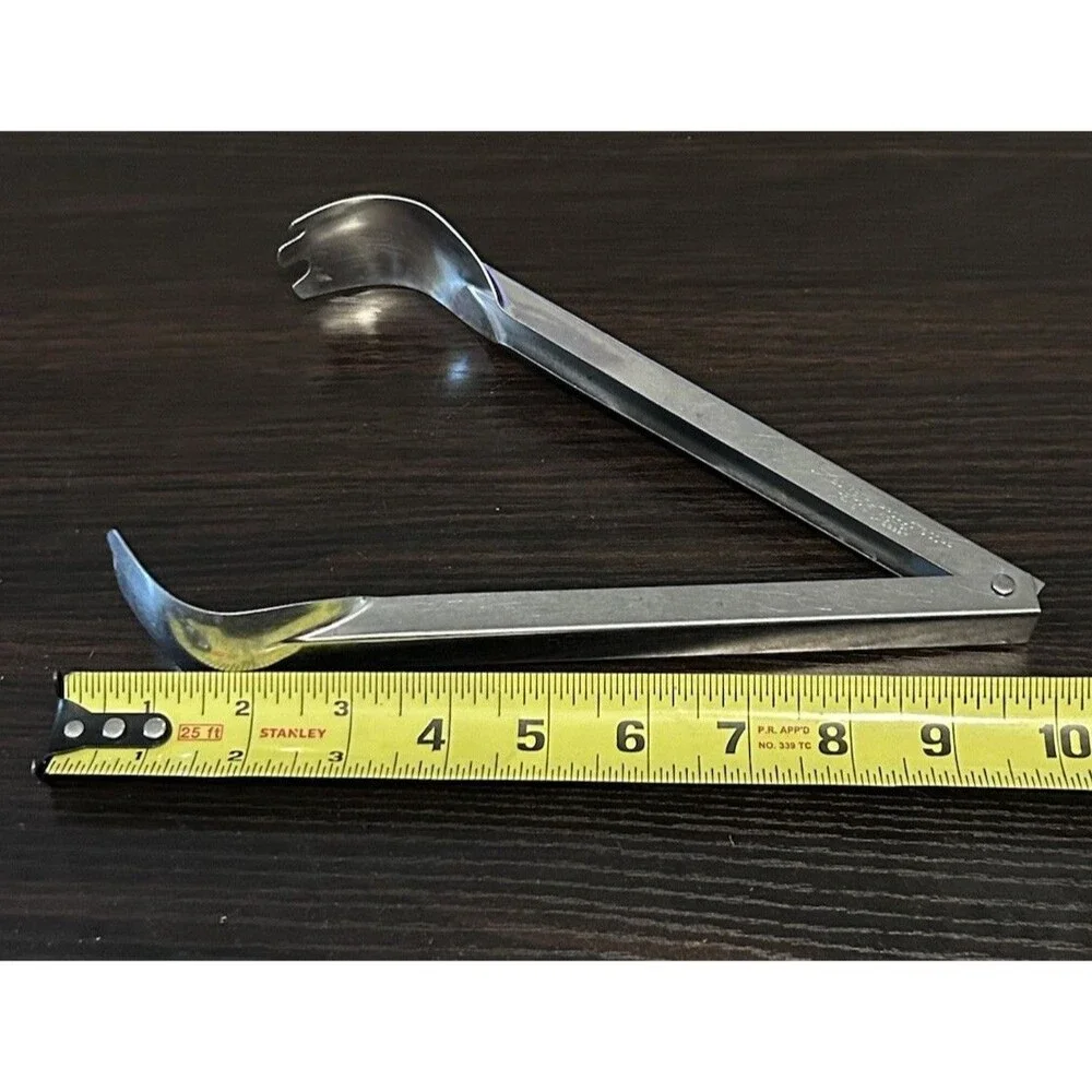 Vintage Hotlifter Stainless Steel Pan Pot Lifter Tongs United Metal Products USA